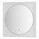 A mirror in a baguette frame with a 12 W LED light, 60x60 cm, IR - a switch, neutral white light,