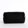Cosmetic bag with lightning, black color