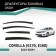 Defly window deflectors for Toyota Corolla (E170, E180), 2013-2019