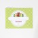 Label for home preparations "Dacha", 70 × 70 mm, green