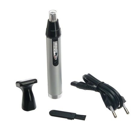 Luazon Ltri-09 hair trimmer, for nose/ears, 2 nozzles, battery, gray-1