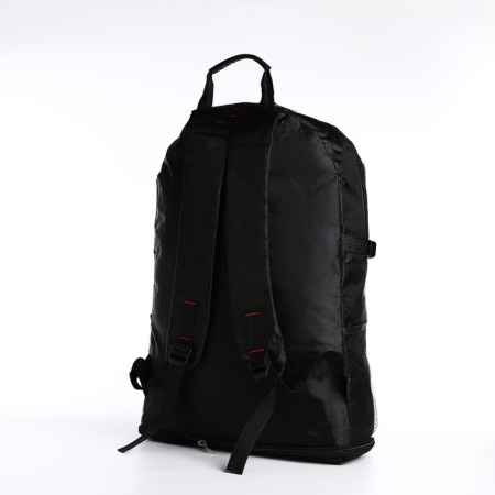A backpack on a zipper with an increase, 65l, 4 outer pockets, black color-1