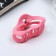 Hair crab "Leon" oval matte geometry, 5 cm, mix