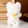 Soft toy "cat", 23 cm, white color