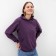 Feminine sweatshirt, purple color, size 44