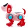 IQ DOG robot-pile, walks, sings, works from batteries, pink color