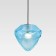 Suspension lamp Maytoni P053PL-01BL, E27, 1x40 W, 250x250x1500 mm, Chrome