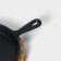 Cast iron pan "Avignon", 21.5 × 15.5 × 2.5 cm, with 2 plums, on a wooden stand