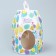 Confectionery box, packaging “Congratulations on Easter!”, Easter, 8 x 8 x 21 cm