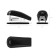 Stapler No. 10, Erichkrause, up to 15 sheets, compact, built -in anti -stepler, mix