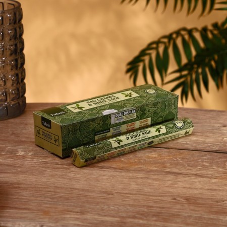 Incense nag champa "tulasi" 15 fragrances white sage