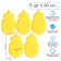 Cold battery "Master K. Jackfrut", 60 ml, 11 x 6.6 cm, yellow, set 5 pcs