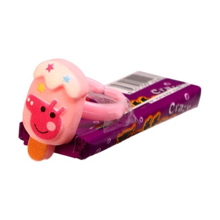 Chewing gum "Crazy Tattoo" with a ringlet, 2.6 g * 36pcs-37