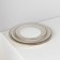 A set of porcelain plates Royal, 3 objects: D = 18/23/25.5 cm, white color