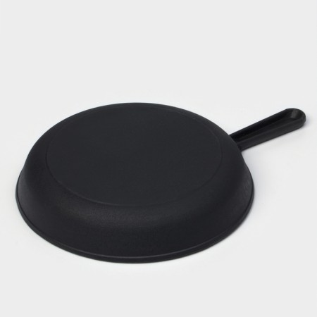 Flot of cast -iron magma, d = 24 cm, h = 4 cm, cast -iron handle-3