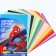 Cardboard tinted, A4, 16 sheets, 16 colors, moped, bilateral, in a package, 180 g/m², Spider-Man