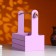 Box - wooden pots 25x15x30 "Beloved Mom" ​​Lilac