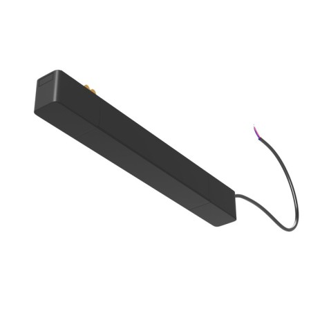 The power supply is built-in Technical TRA084DR-100B, 100W, 23.8x2.5x2.9 cm, black color