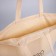 Ticket-there is a Ticket-there without a zipper, without lining, beige color