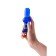 Sexus Glass anal plug, glass, blue, 13.5 cm, d = 4.5 cm