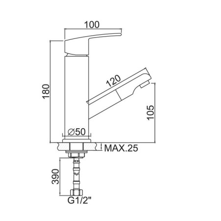 ACCOONA A9290-1 shell mixer, single-leaf, with a drawer-6