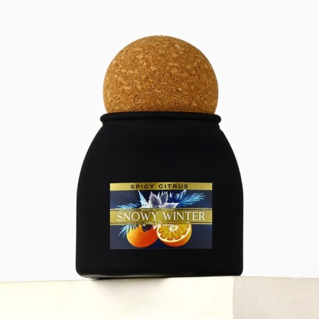 New Year's candle, spicy citrus aroma, 9.5 x 6.5 cm-2