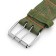 Four-layer collar with a swivel, 80 x 4.9 cm, Osh 64-74 cm, polyester, green