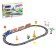 The railway "steam locomotive" works from batteries, mix