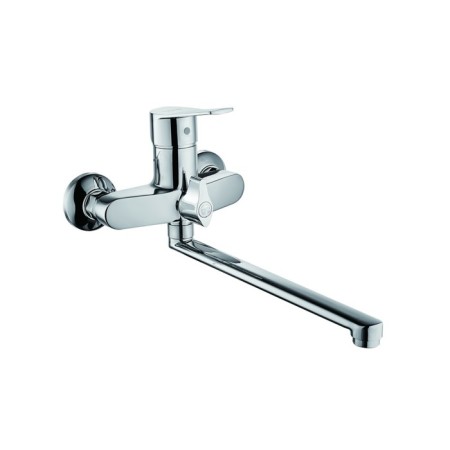 BUNE BOOOU B8246-18F bathtub, pour 350 mm, shower set, brass, chrome