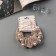 Hair set "Gloria Grace" (elastic band 7 cm, 2 invisibility 5 cm) beige