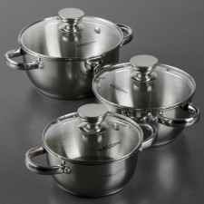 Set of pan “Antei”, 3 subjects: 1.5 l, 2 l, 3 l, capsule, gift packaging