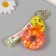 Trick rubber with carbine, strap "Diplon" Water with decor 8x5x2.5 cm