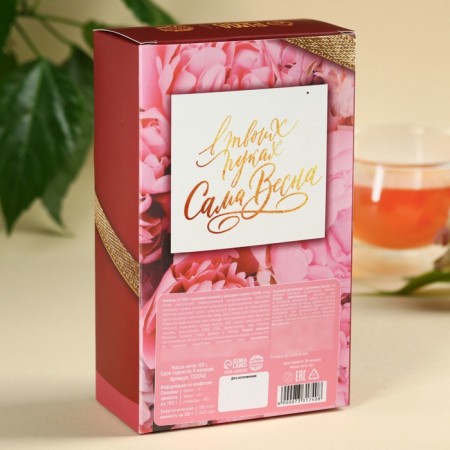Gift set "Spring Day": tea 50 g, sweets 100 g-4