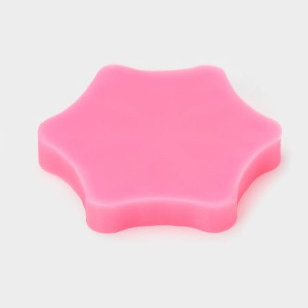 Mold "Orion", silicone, 8.5 × 8.5 × 1.5 cm, pink color-2
