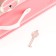 Casket to the leatherette for decorations "Sheila" pink with coral 25.5x18.5x14 cm