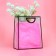 PP package with a cut handle, 36 x 30 x 13 cm, black