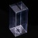Folding box from PVC 5 x 5 x 12 cm
