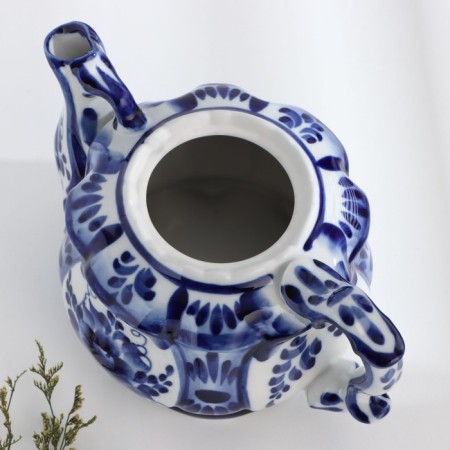 Teapot "Sidorov", Gzhel-4