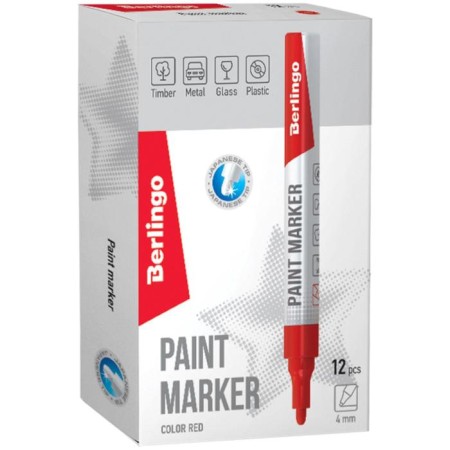Marker-painting (varnish) 4.0 mm Berlingo red, nitro-base-2