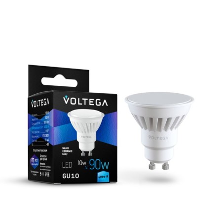 VOLTEGA 7073, 10W, 5x5x5.6 cm, GU10, 820LM, 4000K, matte color