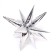 Foil ball 26 "Star 3d composite", the color is silver, under the air