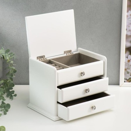 Шкатулка дерево "Комод с 2 ящиками" 21,5х14,5х16 см-4