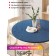 Tables on the table “dense drawing”, round, oxford, elastic band, size 140x140 cm, diameter 105-120 cm