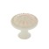 Handle button RK201, white, with a golden insert
