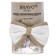 A set of towels "Glamor", size 25x65 cm, 37x75 cm, beige color