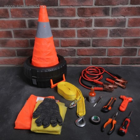 Automobile set in the wheel "for the best man", 13 items-4