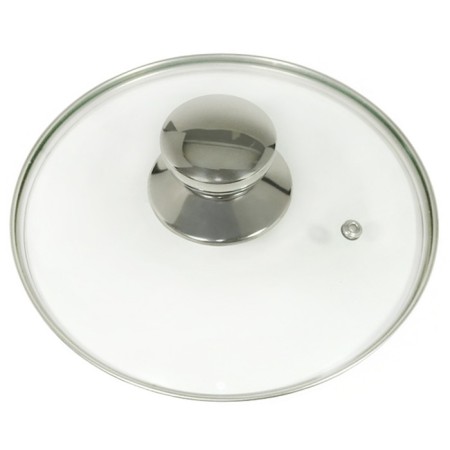 Glass cover Panairo Chrome, with a lid, d = 24 cm-1
