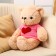 Soft toy "Bear", in a pink jacket, 50 cm