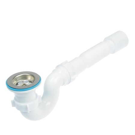 Siphon for the shower pallet "Ani Plast" E115, 1 1/2 "x 40 mm, with a corrugated triber 50 mm