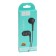 Hoco M40 headphones, wired, vacuum, microphone, jack 3.5 mm, 1.2 m, black